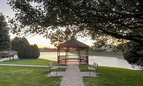 Gazebo & Pond