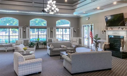 Clubhouse Lounge with Fireplace