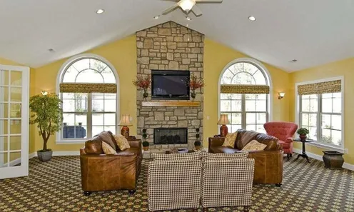 Inviting Fireplace Lounge