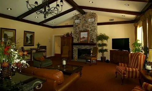 Lounge with Fireplace