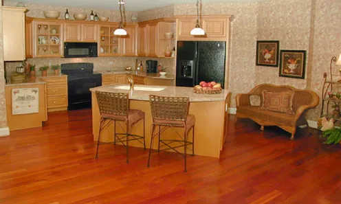 Kitchens with Wood Flooring