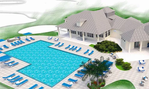 Outdoor Pool Rendering