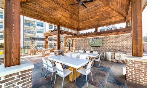 Outdoor BBQ & Dining Area