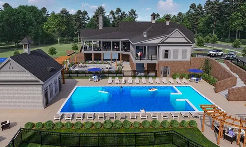 Outdoor Pool Rendering