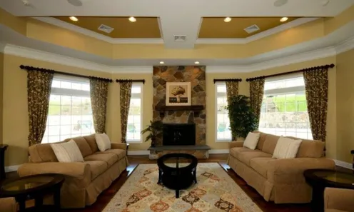 Social Room & Fireplace