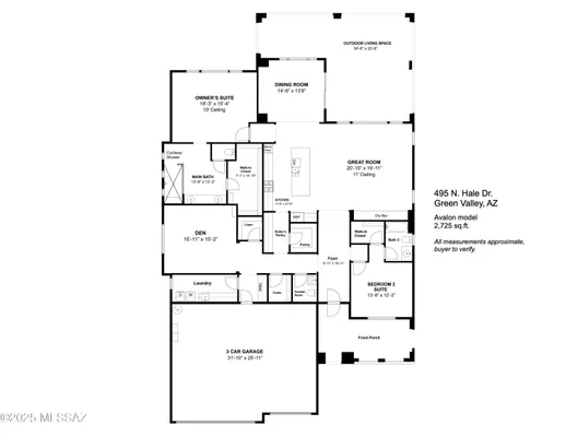 Property Slideshow image 2 of 50 | 495 n hale dr, Green Valley, AZ, 85614