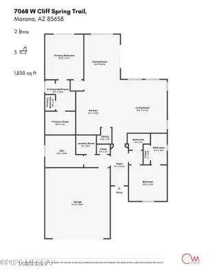 Property Slideshow image 2 of 46 | 7068 w cliff spring trl, Marana, AZ, 85658