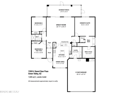 Property Slideshow image 3 of 50 | 1109 n desert deer pass, Green Valley, AZ, 85614