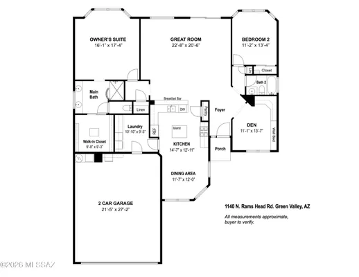 Property Slideshow image 3 of 50 | 1140 n rams head rd, Green Valley, AZ, 85614