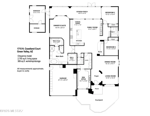 Property Slideshow image 3 of 50 | 1715 n coastland ct, Green Valley, AZ, 85614