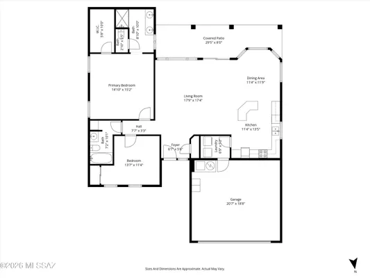 Property Slideshow image 3 of 35 | 1908 e cliff swallow trl, Green Valley, AZ, 85614