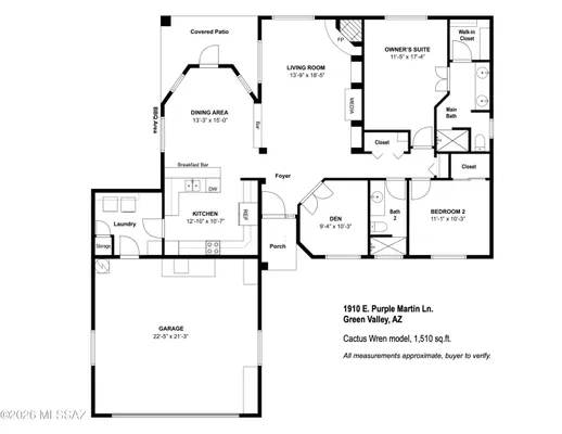 Property Slideshow image 3 of 50 | 1910 e purple martin ln, Green Valley, AZ, 85614