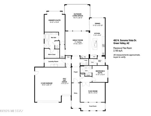 Property Slideshow image 2 of 50 | 492 n sonoma vista dr, Green Valley, AZ, 85614