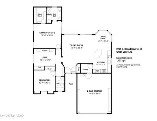 Property Slideshow image 3 of 50 | 2283 e desert squirrel ct, Green Valley, AZ, 85614