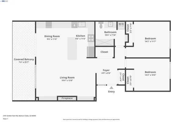 Property Slideshow image 3 of 3 | 2101 golden rain rd 11, Walnut Creek, CA, 94595