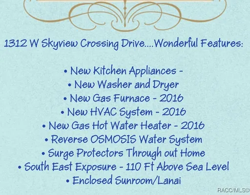 Property Slideshow image 3 of 65 | 1312 w skyview crossing dr, Hernando, FL, 34442