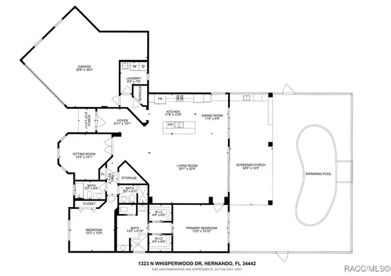 Property Slideshow image 3 of 68 | 1323 n whisperwood dr, Hernando, FL, 34442