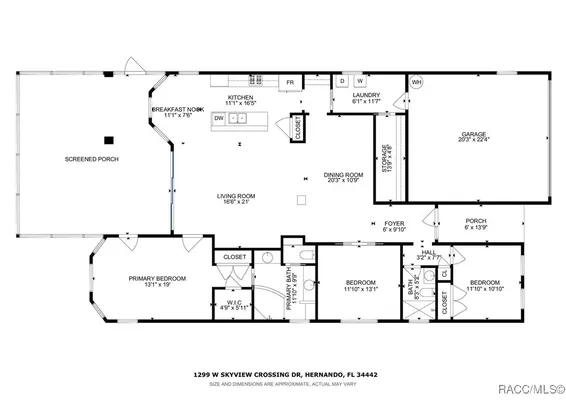 Property Slideshow image 2 of 76 | 1299 w skyview crossing dr, Hernando, FL, 34442