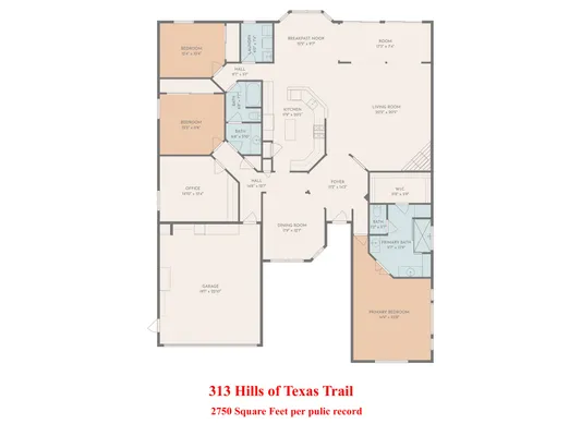 Property Slideshow image 3 of 40 | 313 hills of texas trl, Georgetown, TX, 78633