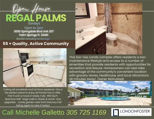 Property Slideshow image 2 of 11 | 3000 springdale blvd v109, Palm Springs, FL, 33461