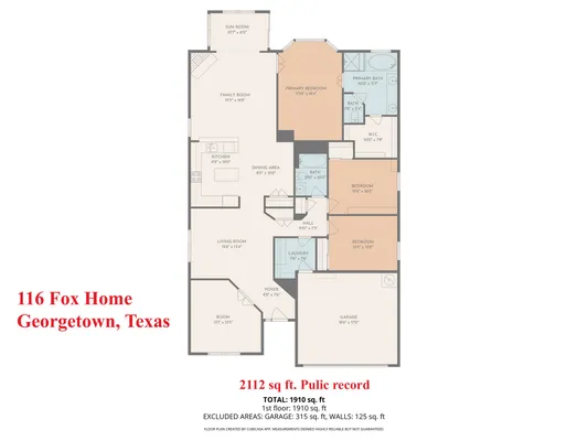 Property Slideshow image 3 of 34 | 116 fox home ln, Georgetown, TX, 78633
