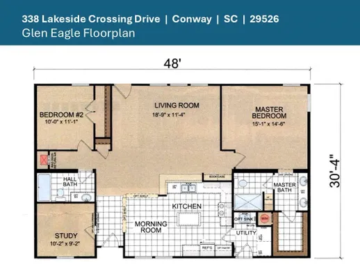 Property Slideshow image 2 of 2 | 338 lakeside crossing dr, Conway, SC, 29526