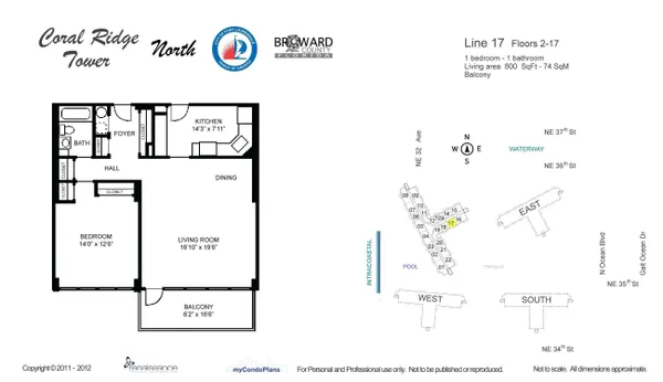 Property Slideshow image 3 of 58 | 3200 ne 36th st 1417, Fort Lauderdale, FL, 33308