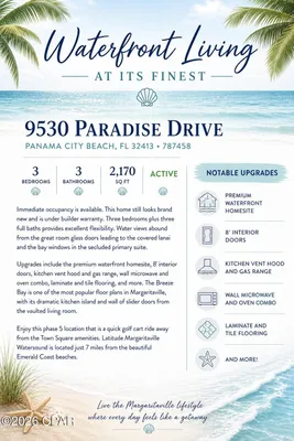 Property Slideshow image 2 of 57 | 9530 paradise dr, Panama City Beach, FL, 32413