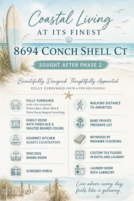 Property Slideshow image 2 of 81 | 8694 conch shell ct, Panama City Beach, FL, 32413