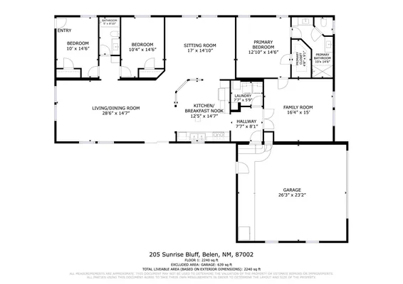Property Slideshow image 3 of 49 | 205 sunrise bluffs dr, Belen, NM, 87002