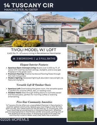 Property Slideshow image 2 of 66 | 14 tuscany cir, Manchester, NJ, 08759