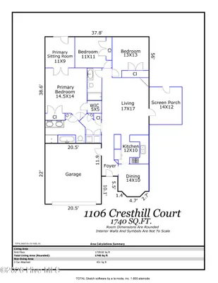 Property Slideshow image 3 of 65 | 1106 cresthill ct, Leland, NC, 28451