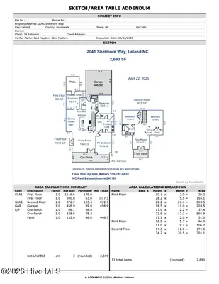 Property Slideshow image 3 of 3 | 2041 shelmore way, Leland, NC, 28451