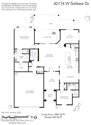 Property Slideshow image 2 of 59 | 42174 w solitare dr, Maricopa, AZ, 85138