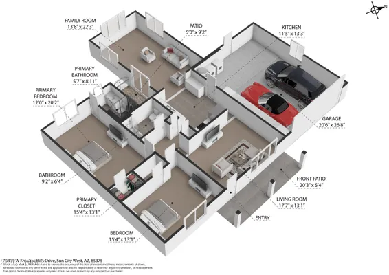 Property Slideshow image 2 of 41 | 13415 w shadow hills dr, Sun City West, AZ, 85375