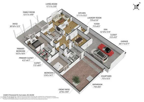 Property Slideshow image 2 of 48 | 25608 s pinewood dr, Sun Lakes, AZ, 85248