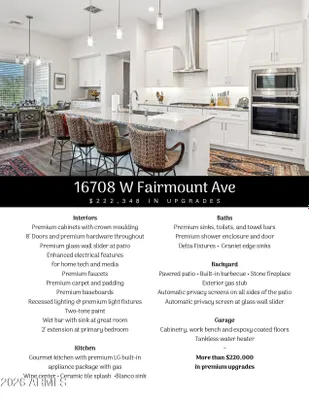 Property Slideshow image 2 of 38 | 16708 w fairmount ave, Goodyear, AZ, 85395