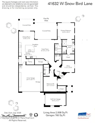 Property Slideshow image 2 of 64 | 41632 w snow bird ln, Maricopa, AZ, 85138