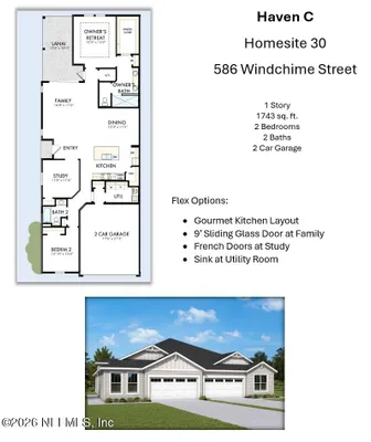 Property Slideshow image 2 of 3 | 586 windchime st, Yulee, FL, 32097