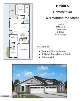 Property Slideshow image 2 of 3 | 694 windchime st, Yulee, FL, 32097