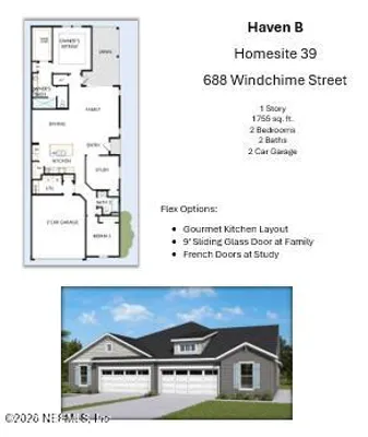 Property Slideshow image 2 of 3 | 688 windchime st, Yulee, FL, 32097