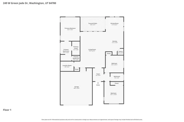 Property Slideshow image 3 of 32 | 249 w green jade dr, Washington, UT, 84780
