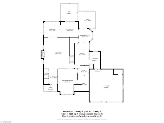 Property Slideshow image 3 of 42 | 697 spindlewood, Pittsboro, NC, 27312