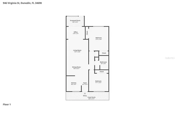 Property Slideshow image 2 of 51 | 946 virginia st 107, Dunedin, FL, 34698