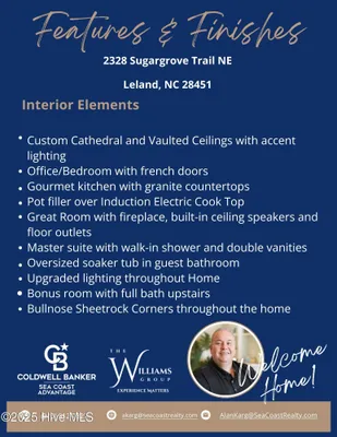 Property Slideshow image 3 of 113 | 2328 sugargrove trl, Leland, NC, 28451