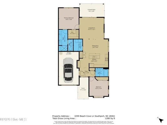 Property Slideshow image 3 of 67 | 3299 beach cove ln, Southport, NC, 28461