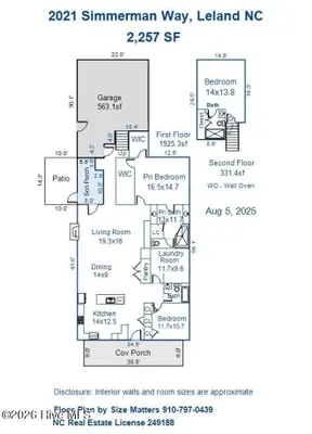 Property Slideshow image 2 of 62 | 2021 simmerman way, Leland, NC, 28451
