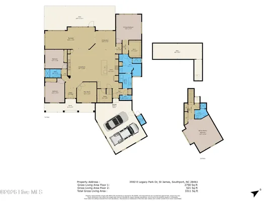 Property Slideshow image 2 of 89 | 3592 e legacy park dr, Southport, NC, 28461