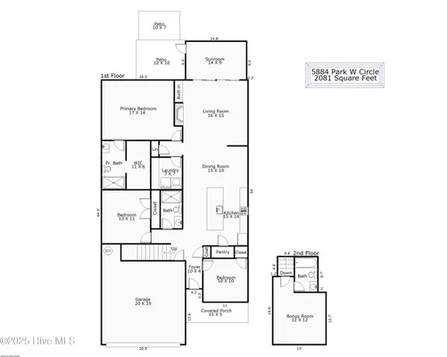 Property Slideshow image 2 of 46 | 5884 park west cir, Leland, NC, 28451
