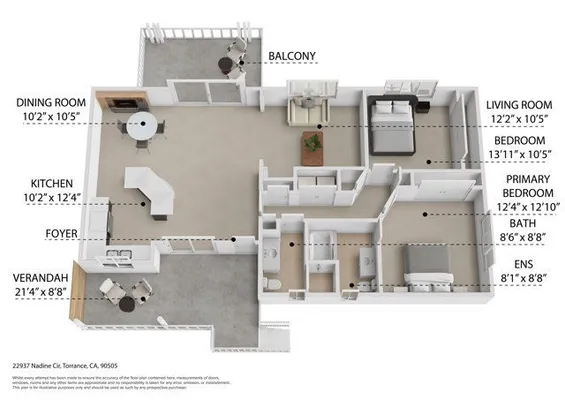 Property Slideshow image 2 of 32 | 22937 nadine cir b, Torrance, CA, 90505